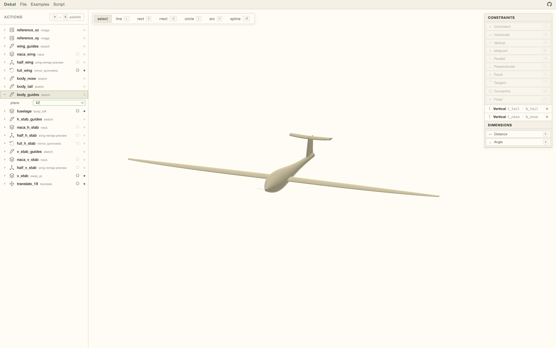 The Dekal design tool